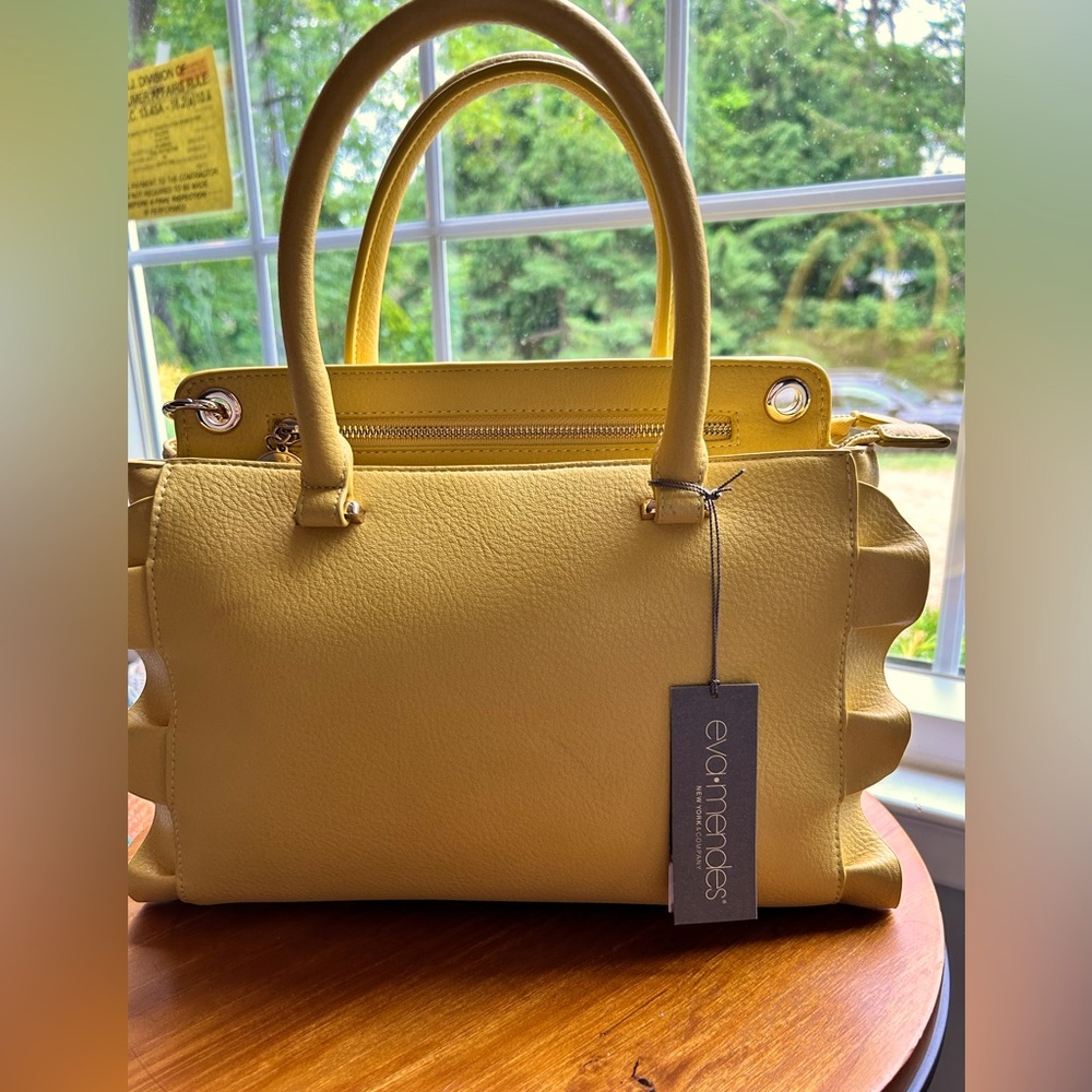 NewYork and Company-Eva Mendes Collection Yellow Tote